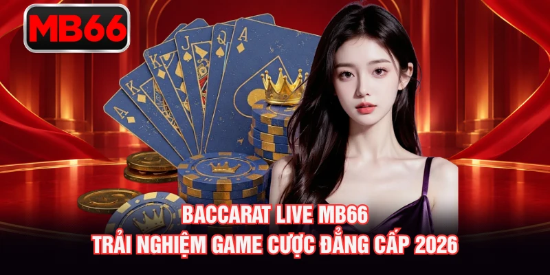 Baccarat Live MB66 – Trải Nghiệm Game Cược Đẳng Cấp 2026